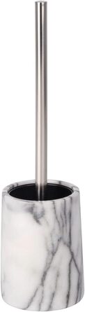 Набір для ванної кімнати WENKO Onyx Marmor: тримач для щітки WC, мармур, білий, 10 x 41 x 10 см