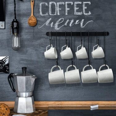 AJART Coffee Cup Hook Shape Hand-Forged (43.2 cm), Free and very flexible for utensil holder