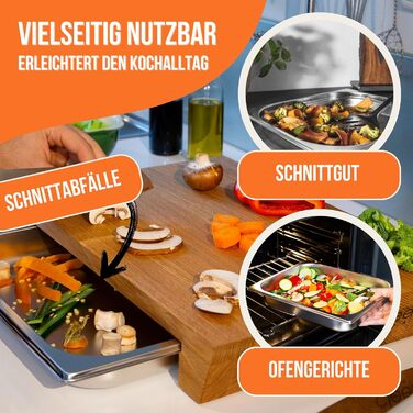 Cutting board with drip tray 