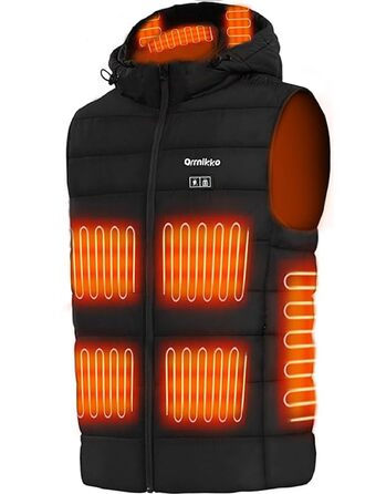 Обогреваемый жилет для женщин и мужчин с аккумулятором 16000mAh - теплая жилетка з підігрівом для холодної погоди