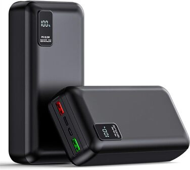Портативний акумулятор великої ємності 50000mAh з PD22.5W, три виходи, два входи, LED-індикатор, сумісний з iPhone/Android, DCD-516