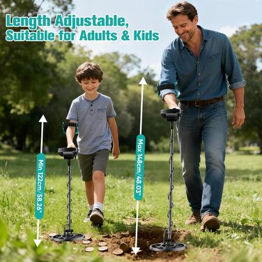 Металодетектор для дорослих та дітей TX910, 5 режимів, водонепроникний IP68, LCD дисплей, чутливий