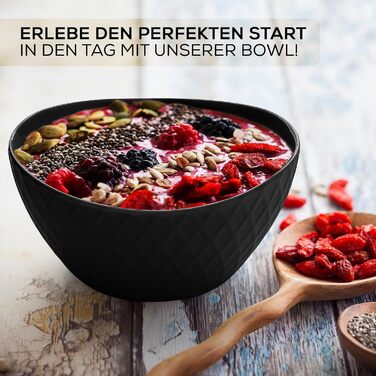 MIAMIO Набір посуду з 24 предметів з кераміки (тафельський сервіз) для 6 осіб, чорний колір, Palmanova Collection. Підходить для миття в посудомийній машині та використання в мікрохвильовці.