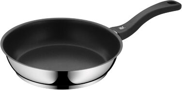 WMF Devil 24cm Non-Stick Fry Pan - Induction Compatible, Cromargan Stainless Steel, Plastic Handle