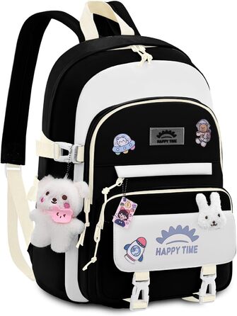 Дитячий рюкзак для школи Tanou, 20 л, для дівчаток 3-7 класів, легкий, водонепроникний, блакитний