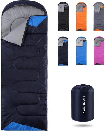 Lightweight Waterproof Sleeping Bag for Adults - Cold Weather Sleeping Bag for Camping, Hiking, and Outdoor Travel | Compression Bag Included