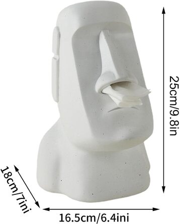 Facynde Tissue Box Halter | Lid and Base for Tissue Boxes - Multifunctional Resin Tissue Holder for Kitchen, Bedroom, Office, Living Room, Bathroom, Decoration, Tissues