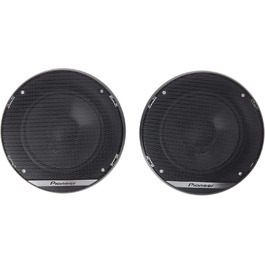 Автомобільна акустика Pioneer TS-G130C 13 см, 250 Вт, 2-смугові компонентні динаміки, потужний звук, IMPP-дифузор, оптимальний бас, 40 Вт RMS, монтажна глибина 44 мм, чорні, 2 шт.
