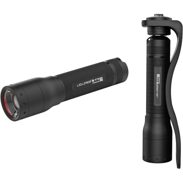 Налобний ліхтар Ledlenser H15R Core та ручний ліхтар P7R, LED, 1000 люмен, акумулятор 18650, до 210 м, до 40 годин роботи, магнітна зарядка, кріплення на стіну, комплект