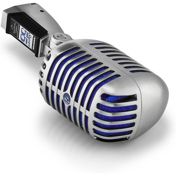 Мікрофон Shure Super 55 Deluxe - вінтажний динамічний суперкардіоїдний мікрофон, легендарний вигляд, класичний звук, міцний литий корпус