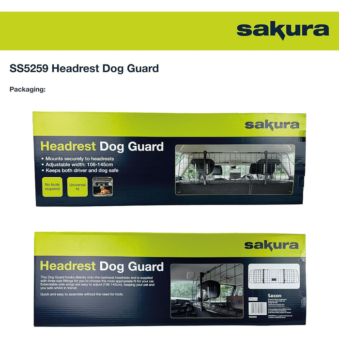 Захист для собак у багажник - Sakura SS5260 (універсальний)