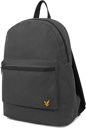 Чоловічий рюкзак Lyle & Scott 17 л, міцна тканина, відділення для ноутбука, базовий дизайн, колір Gunmetal