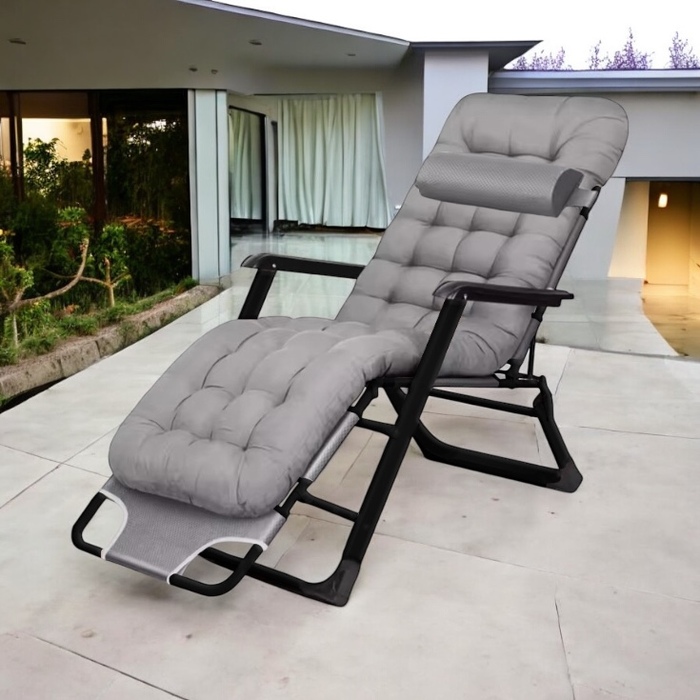 Шезлонг металевий багатоколірний Ideal Garden