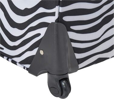 Набір валіз Rockland Softside, 4 шт. (14/20/24/28), Рожевий Зебра