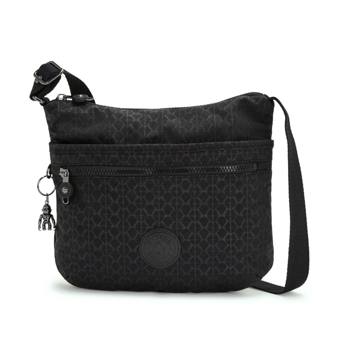 Сумка через плече Kipling ARTO Signature Emb середнього розміру - оригінальна та стильна