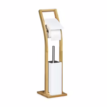 Relaxdays Toilet Set Bamboo