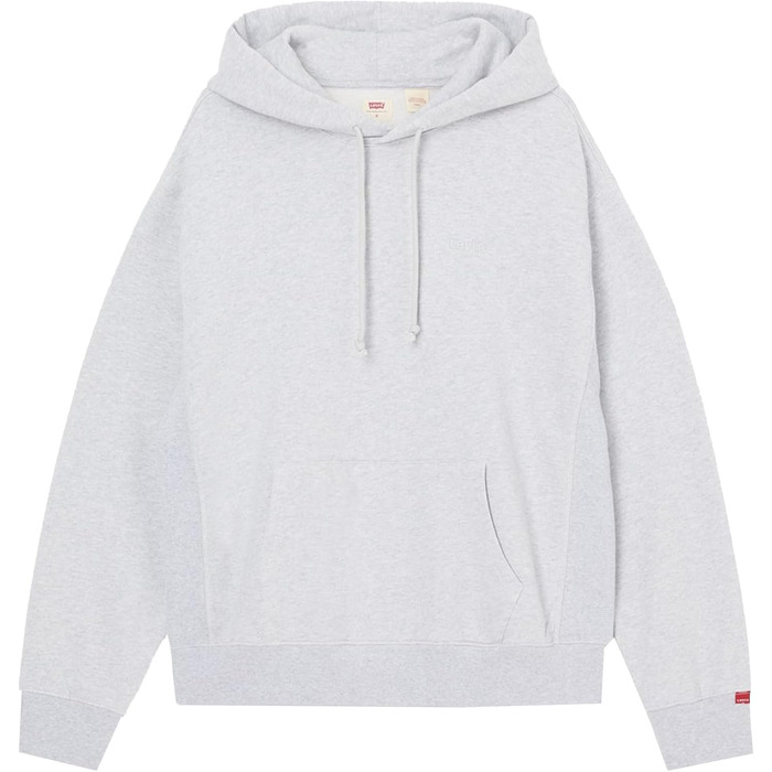 Чоловічий капюшонний світшот Levi's Authentic, сірий світло-сірий (XS)