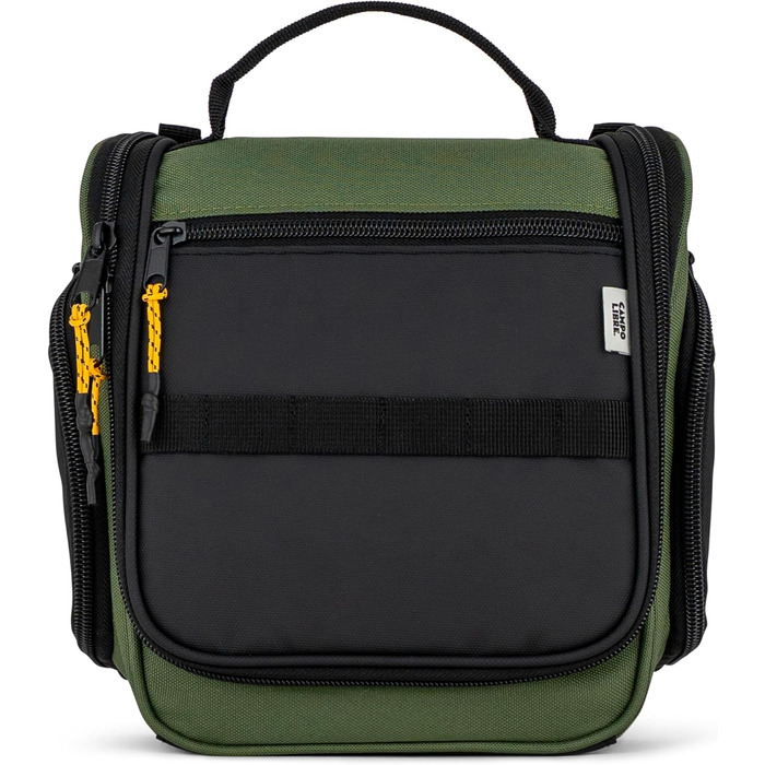 Чоловіча та жіноча косметичка Campo Libre® Tony з 11 відділеннями, преміум-якість, водонепроникна, зелено-чорна, M