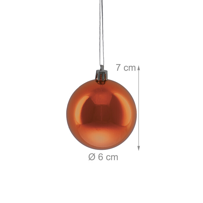 Relaxdays Set of 100 Christmas Baubles