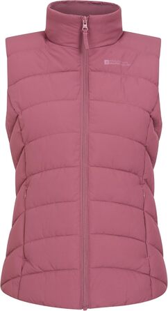 Жіночий жилет Mountain Warehouse Opal з утеплювачем - легка термокуртка, кишені на блискавці, водовідштовхувальний (32, Рожевий)