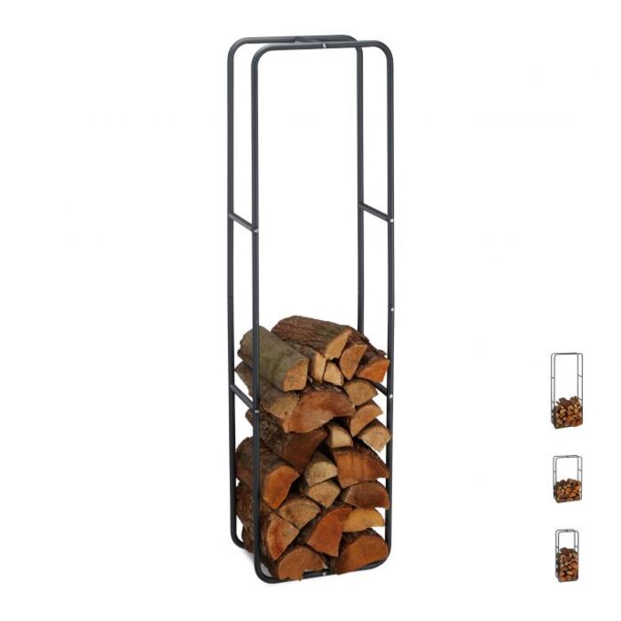Relaxdays Metal Firewood Rack
