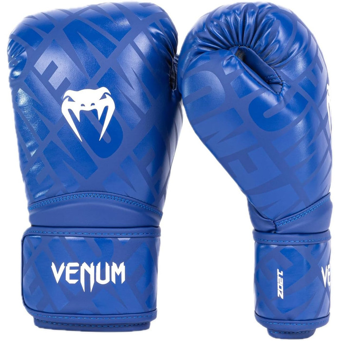 Боксерські рукавички Venum Contender 1.5 XT (білий/синій, 10 Oz)