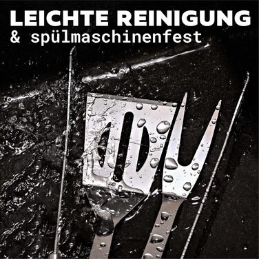 Набір грилю з нержавіючої сталі Essentielles - стійкий до нагрівання та корозії, з практичною сумкою