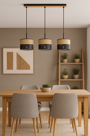 Підвісна люстра Luxolar 497 на 3 цоколі E27