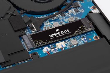 SSD CORSAIR MP600 ELITE 1TB M.2 PCIe Gen4 x4 NVMe - Швидкий диск для ігор та ПК, 7000 МБ/с