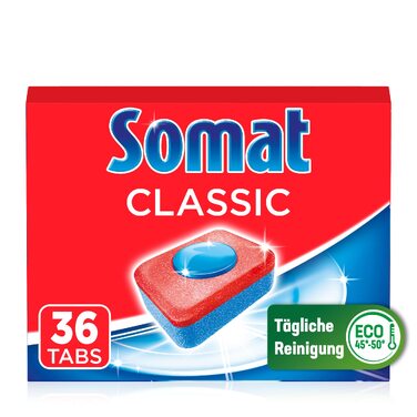 Таблетки для посудомийної машини Somat Classic для інтенсивного очищення, 36 шт
