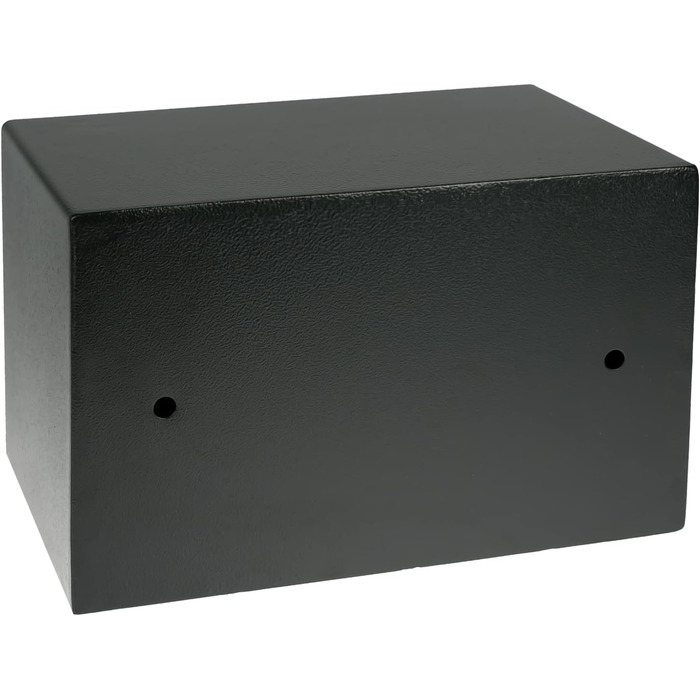 Меблевий сейф HMF 49200-02 Safe Tresor з ключем, чорний, 31x20x20 см