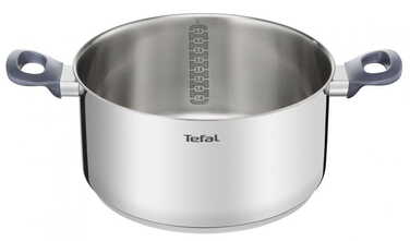 Каструля Tefal Daily Cook G7124614, нержавіюча сталь, 5 л, для індукційних плит