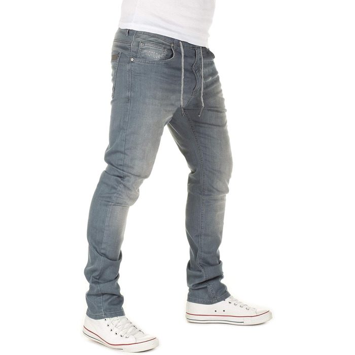 Чоловічі джинси WOTEGA Noah Slim Fit сірі (Turbulence Grey 3r4215) 31W/32L - джогери в стилі джинсів