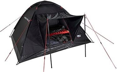 Намет кемпінговий High Peak Campingzelt 3 особи, водонепроникний 1500мм, купольний з тамбуром, іглу з захистом від негоди, для фестивалів з дном-ванною