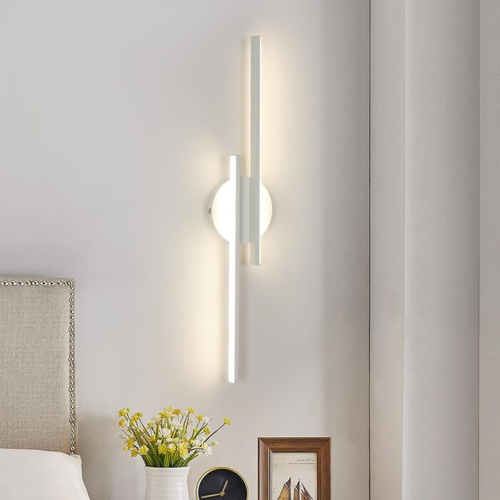 LED стінна лампа Mckalen 24W, 60см, тепле біле світло (2700K-4500K) для спальні, коридору, вітальні, сходи