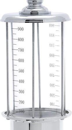 Relaxdays Drink Dispenser for Alcoholic Beverages, 2 Pack, Beer, Juice, Water, Funny, Made of Plastic and Silicone, 900 ml, Chrome