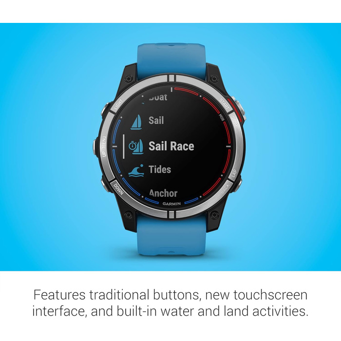 Garmin Quatix 7 Standard Edition: GPS-годинник для яхтингу та водних видів спорту, міцний, з морськими та наземними картами