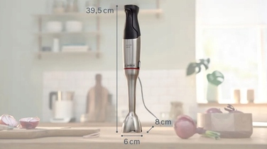 Занурювальний блендер Bosch ErgoMaster Series 6 MSM6M830 з подрібнювачем 0,5 л та місткістю