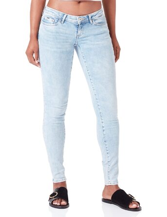 Джинси скінні жіночі ONLY CORAL, низька посадка, блакитний денім, розмір 32