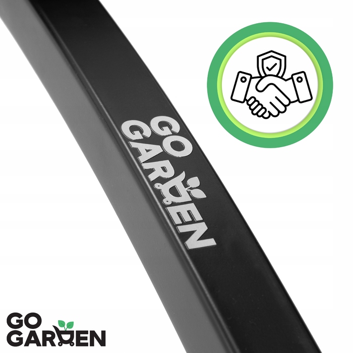 Стійка для гамака Go Garden металева, чорна, двомісна 2в1