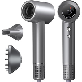 Іонізатор для волосся MANKIW, 160 000 об/хв, Supersonic фен з магнітною насадкою, швидке сушіння