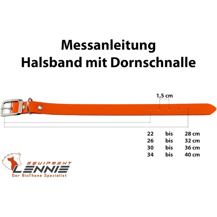 Нашийник для собак Lennie 25 мм з біотана, з подвійною пряжкою, персоналізований з ім'ям/номером телефону, стійкий до бруду та води (19 мм)