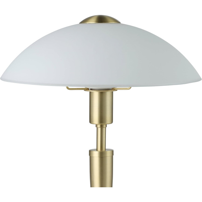 Настільна лампа EGLO Solo 1 з торшером, матеріал сталь, колір мідний матовий, скляний плафон, патрон E14, з сенсорним диммером