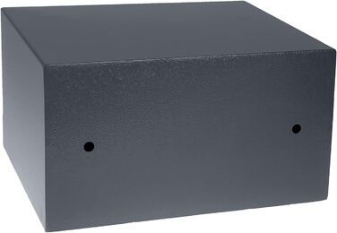 Шафа-сейф HMF 49200-11 з ключем, меблевий сейф | 31 x 17 x 25 см, антрацит