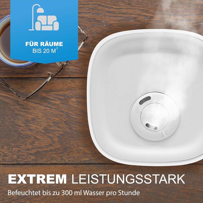 Зволожувач повітря Top-Fill з аромадіфузором, 3.8 л – для вітальні, офісу, дитячої кімнати, спальні