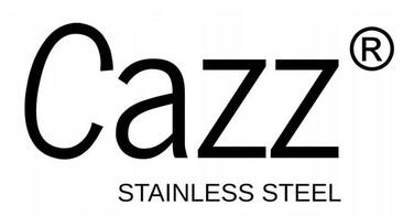 Чоловічий шкіряний браслет Cazz, чорний, хірургічна сталь, 22 см, з гравіюванням