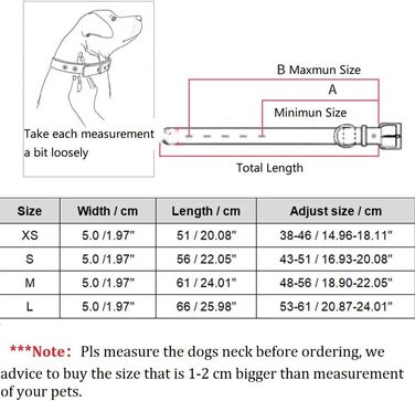 Нашийник для собак ETOPARS з черепом та шипами, з регулюванням, з крокодилової шкіри, золотий (M)