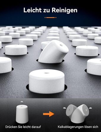 Душова лійка Magichome з фільтром 25 шарів, високий тиск, 6 режимів, економія води, фільтр від хлору та важких металів, чорна