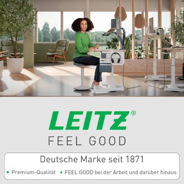 Leitz Великий ігровий килимок для миші, антиковзаюча поверхня, точне відстеження миші, миється, для офісу, дому та геймінгу, сірий, 100 x 40 см, поліестер + гумове покриття