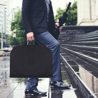 2 місткі мішки для одягу з відділенням для взуття, 120 x 60 см, мішок для одягу на блискавці, водо- та пилонепроникний, складні мішки для зберігання одягу, чохол для одягу, сорочок